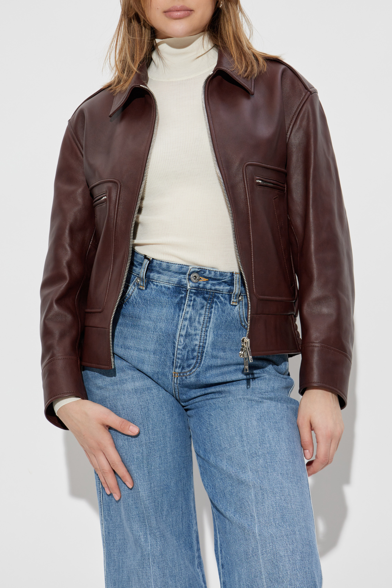 コート BOTTEGA VENETA 832380.V5MF0 Coats Leather jacket | Bottega Veneta | OTTODISANPIETRO
